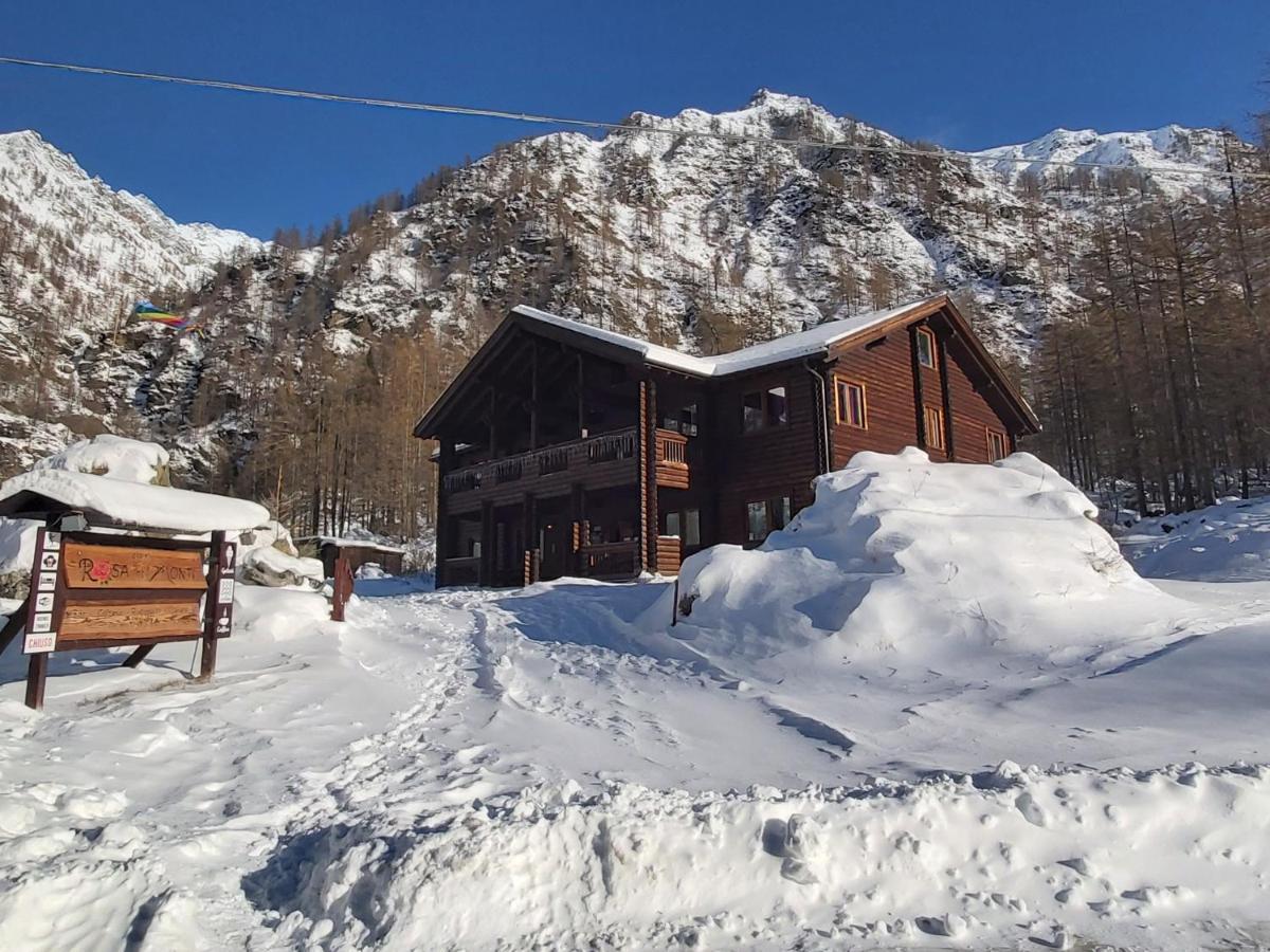 Chalet Rosa Dei Monti Piamprato Exterior foto